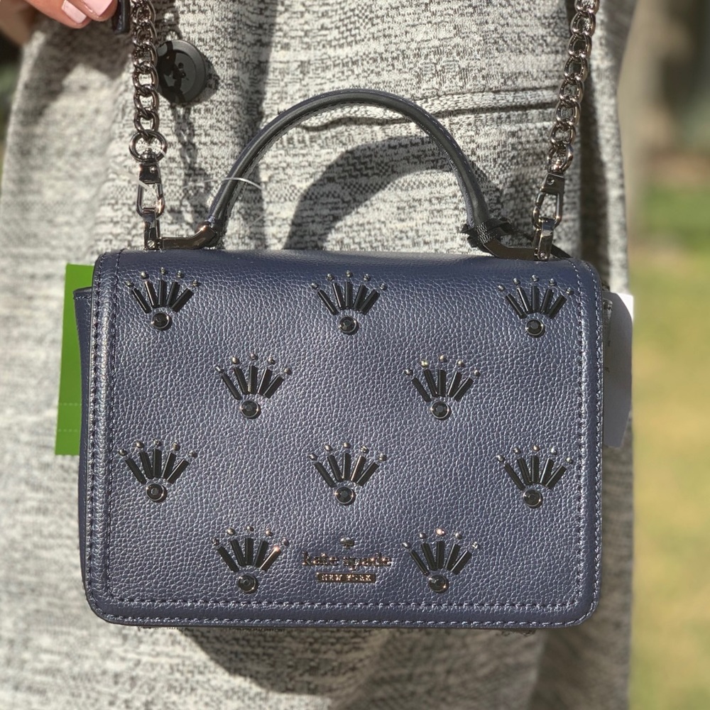 Kate Spade Maisie Embellished Leather Crossbody - Picture 2 of 8